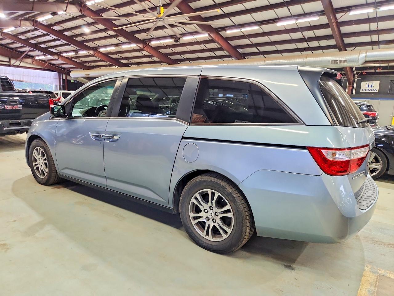 2011 Honda Odyssey Exl Blue vin: 5FNRL5H60BB085513