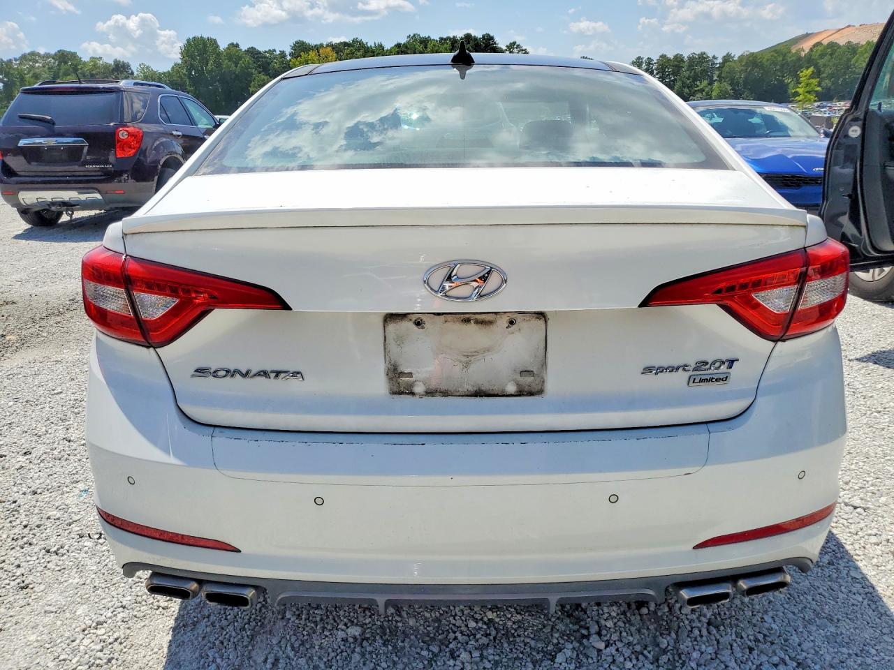 2015 Hyundai Sonata Limited 2.0t White vin: 5NPE34AB6FH163221