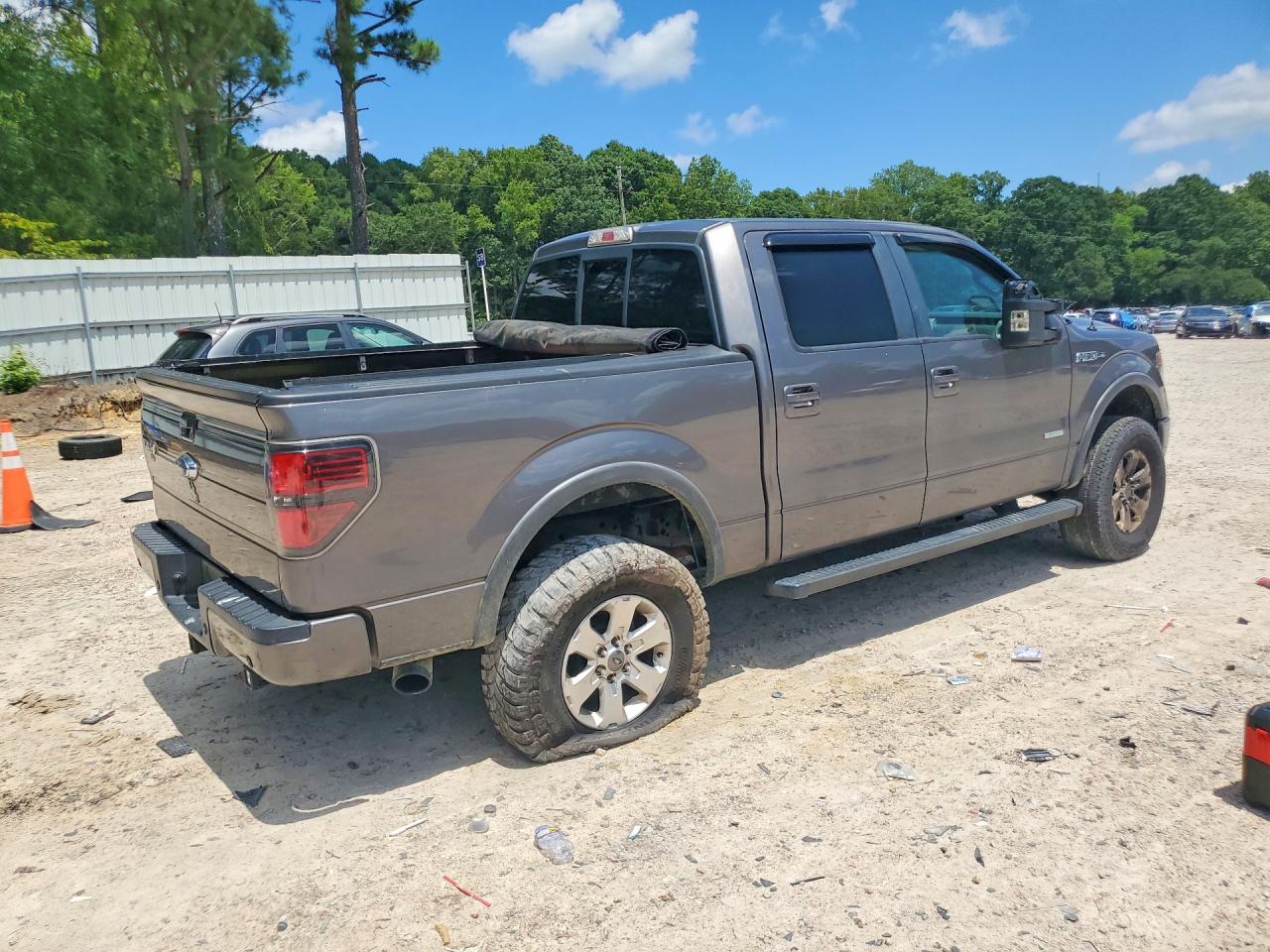 2014 Ford F150 Supercrew Gray vin: 1FTFW1ET0EFB92672