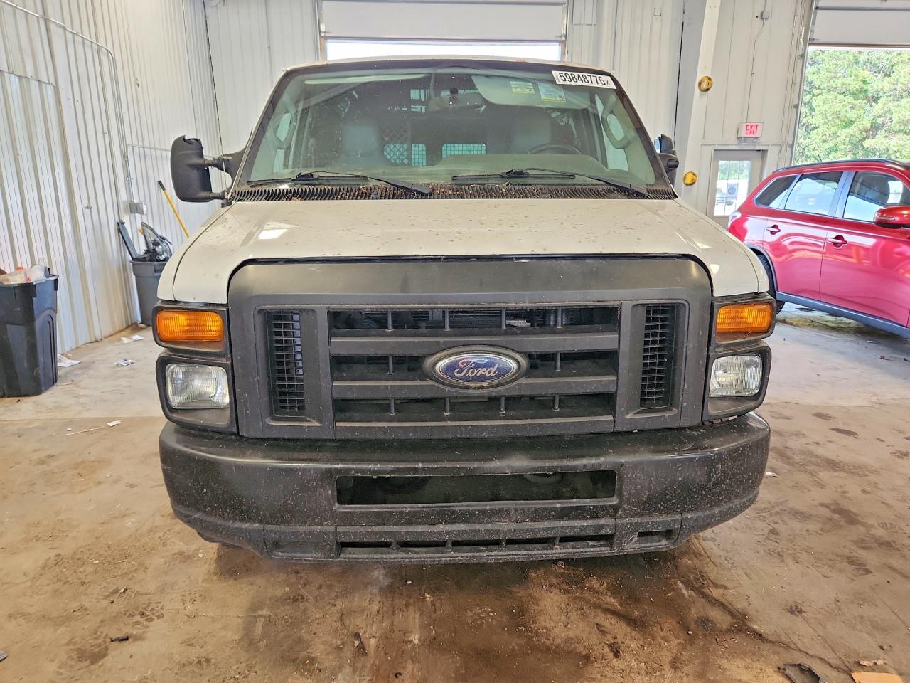 2013 Ford Econoline E350 Super Duty Van White vin: 1FTSS3EL1DDA70144