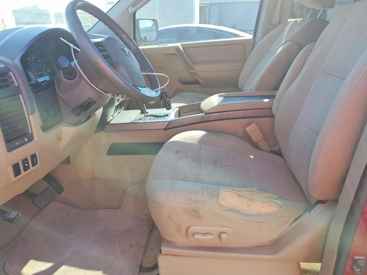 2007 Nissan Armada Se Maroon vin: 5N1AA08C47N712083