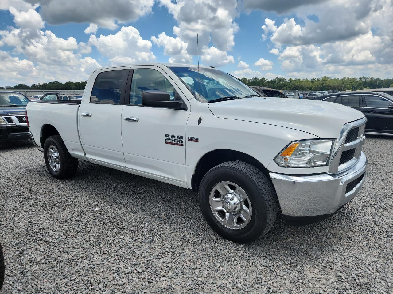 2015 Ram 2500 Slt White vin: 3C6TR4DT7FG520139