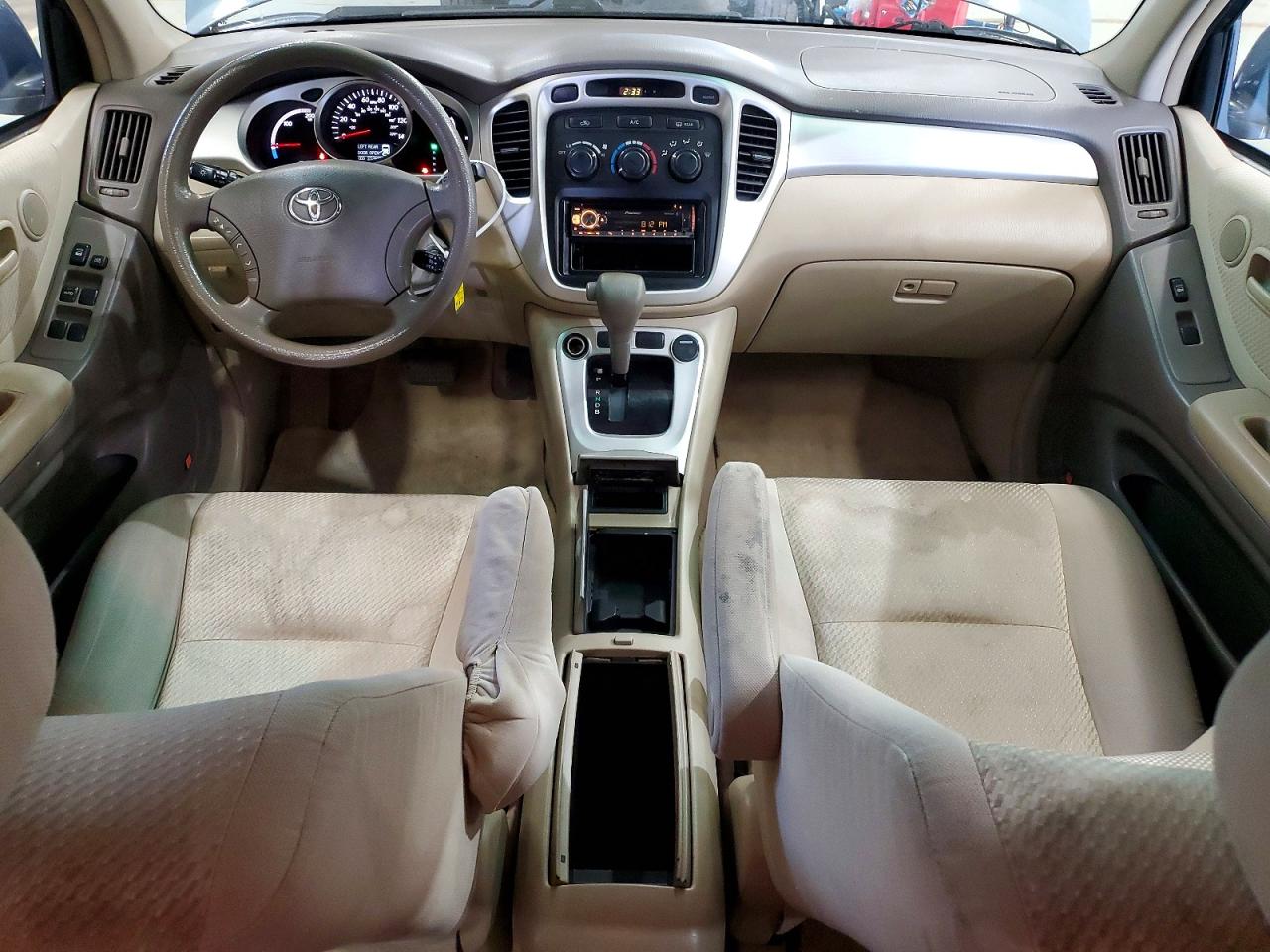 2006 Toyota Highlander Hybrid Blue vin: JTEEW21A960023532
