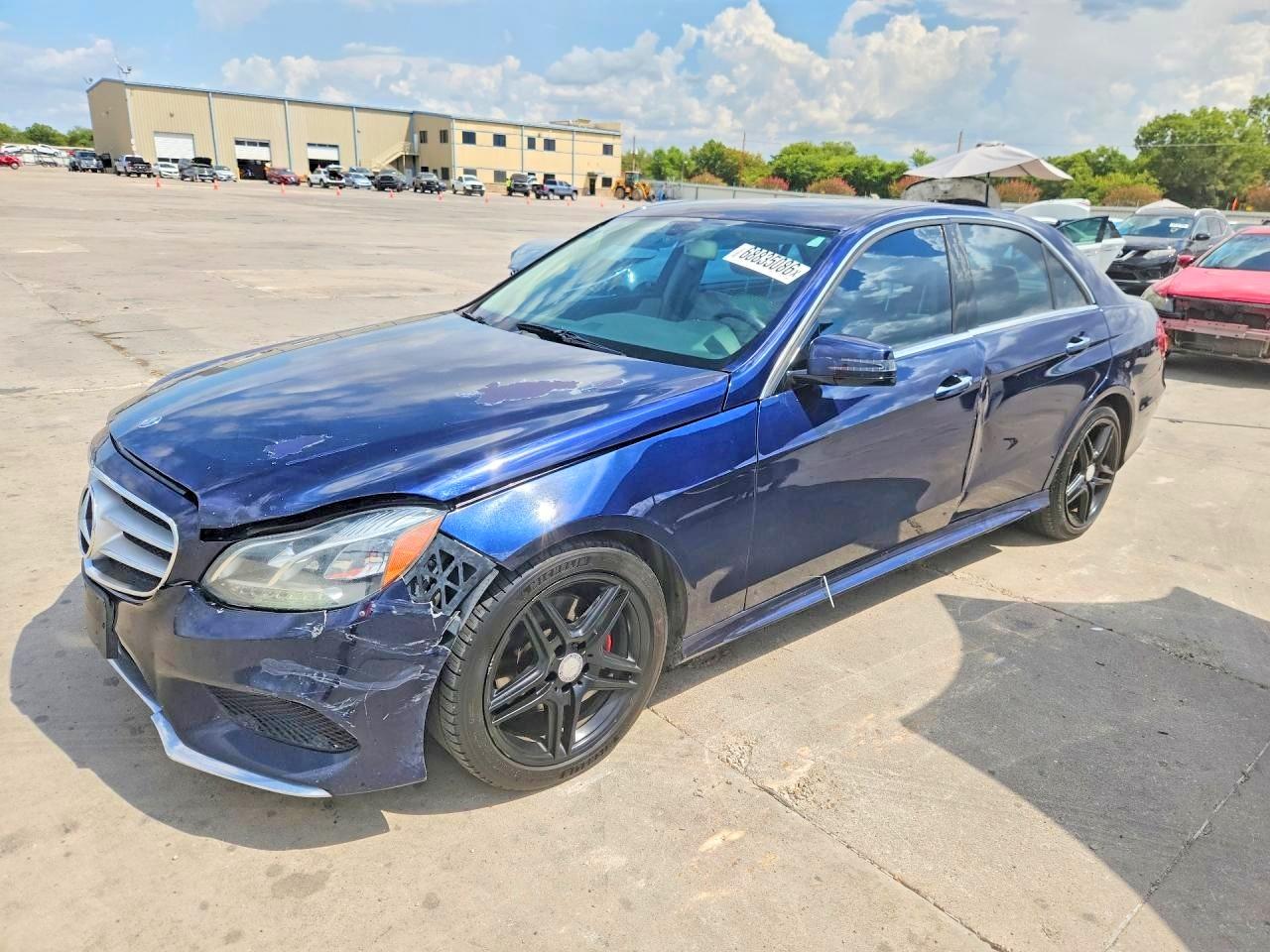 2014 Mercedes-benz E 350 4matic Синий vin: WDDHF8JB3EA988995