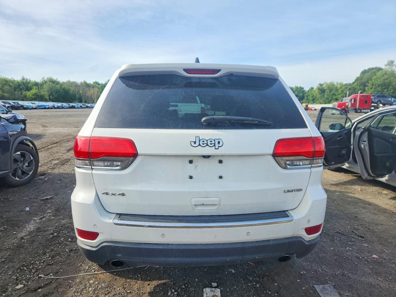2014 Jeep Grand Cherokee Limited White vin: 1C4RJFBG3EC385660