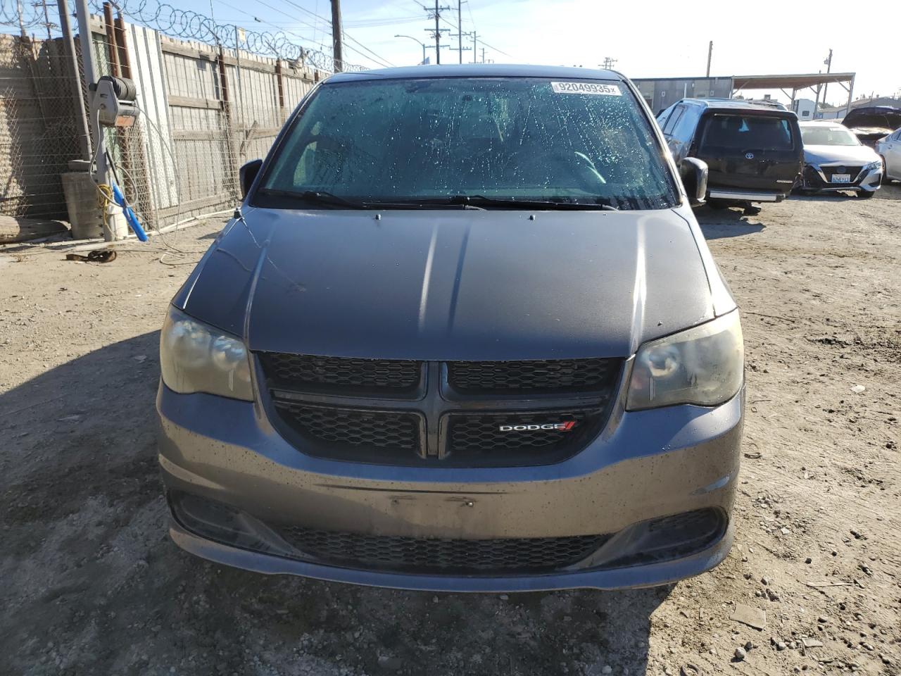 2014 Dodge Grand Caravan Se Gray vin: 2C4RDGBG6ER404920