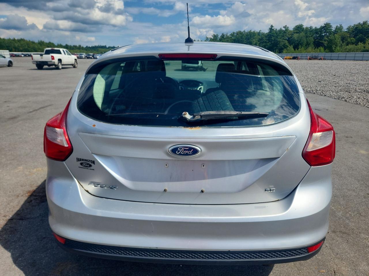 2012 Ford Focus Se Silver vin: 1FAHP3K22CL149324