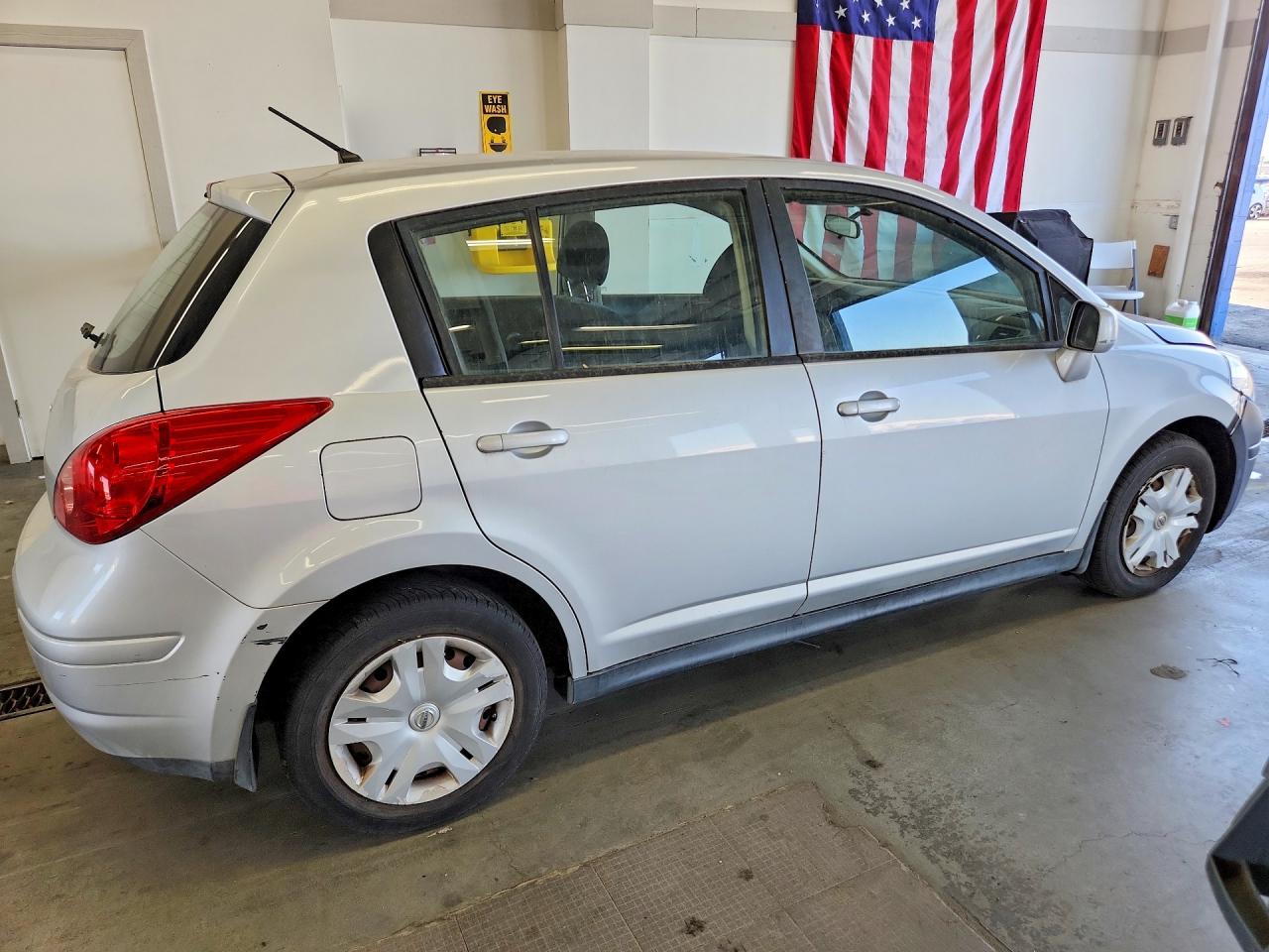 2012 Nissan Versa 1.8 S Silver vin: 3N1BC1CPXCL370154