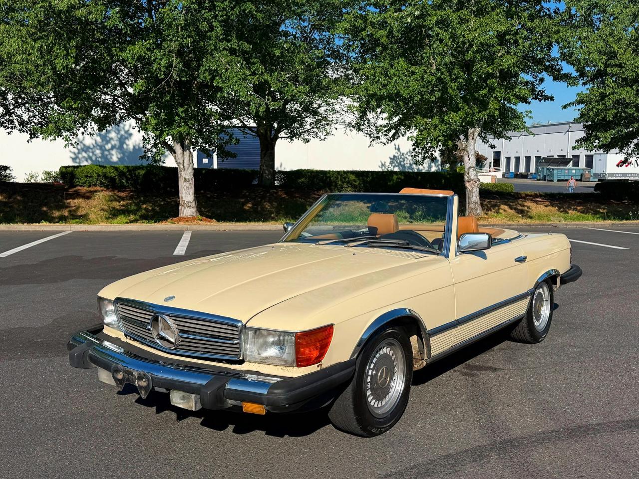 1980 Mercedes-benz 450 Sl Cream vin: WDB10704412063683