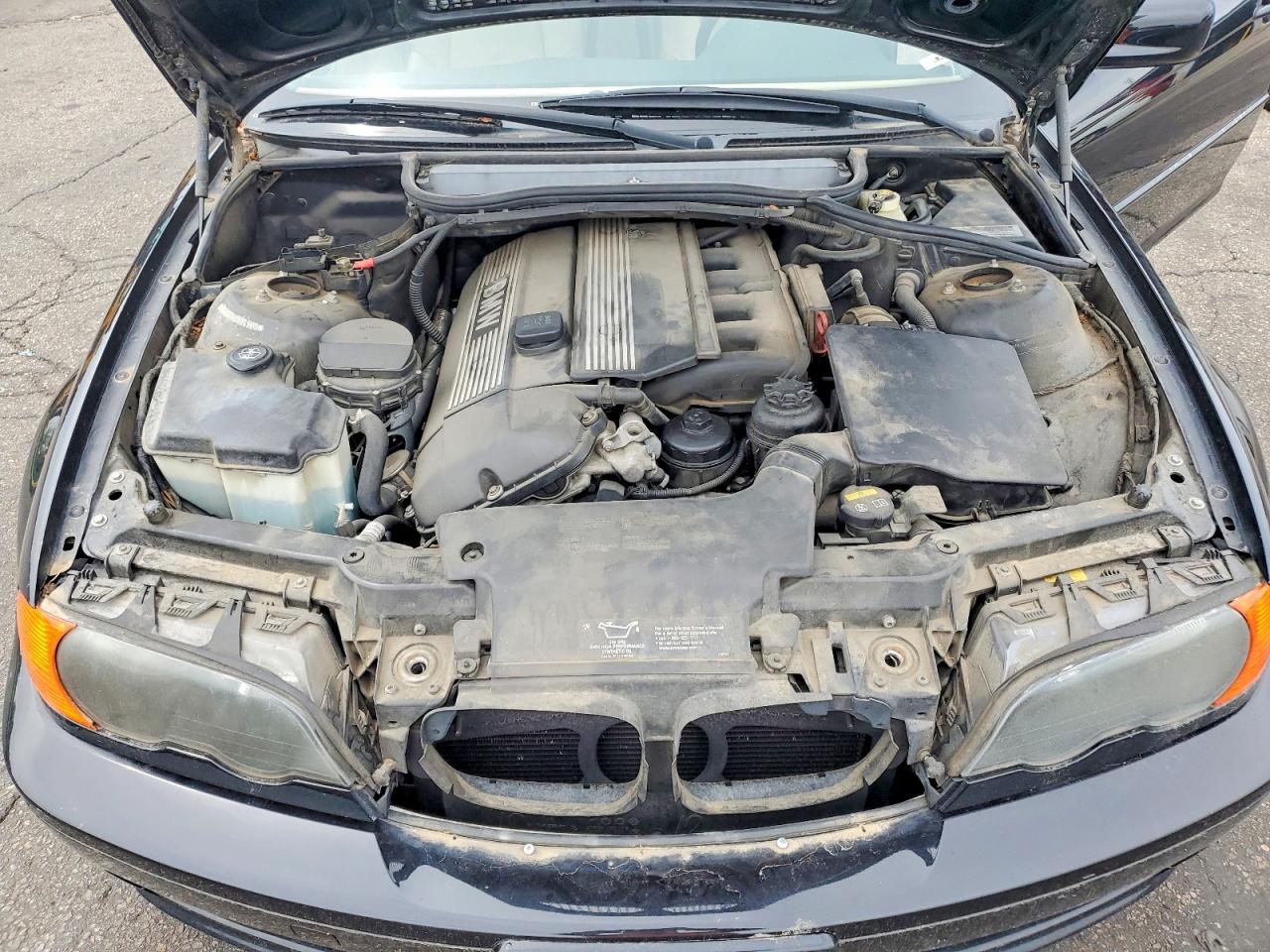 2001 Bmw 325 Ci Black vin: WBABS33421JY41989