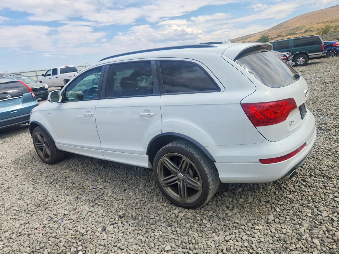 2013 Audi Q7 Prestige White vin: WA1WMAFE1DD003750