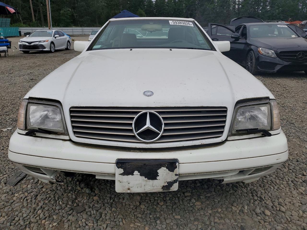 1996 Mercedes-benz Sl 320 White vin: WDBFA63F2TF138536