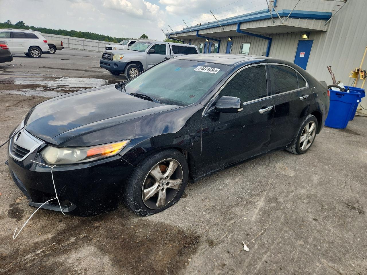2010 Acura Tsx Черный vin: JH4CU2F60AC040554