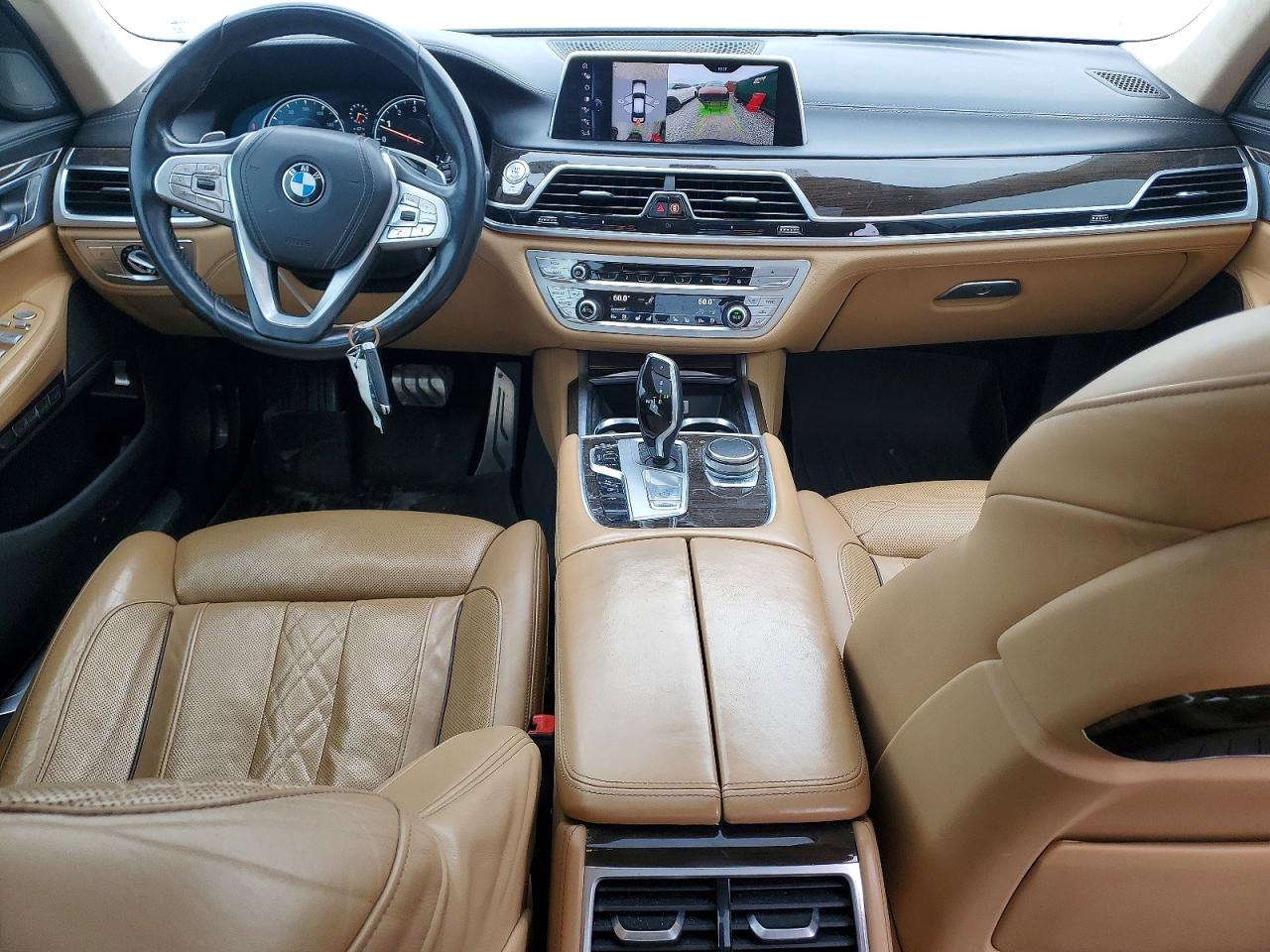 2016 Bmw 750 Xi Blue vin: WBA7F2C59GG419558