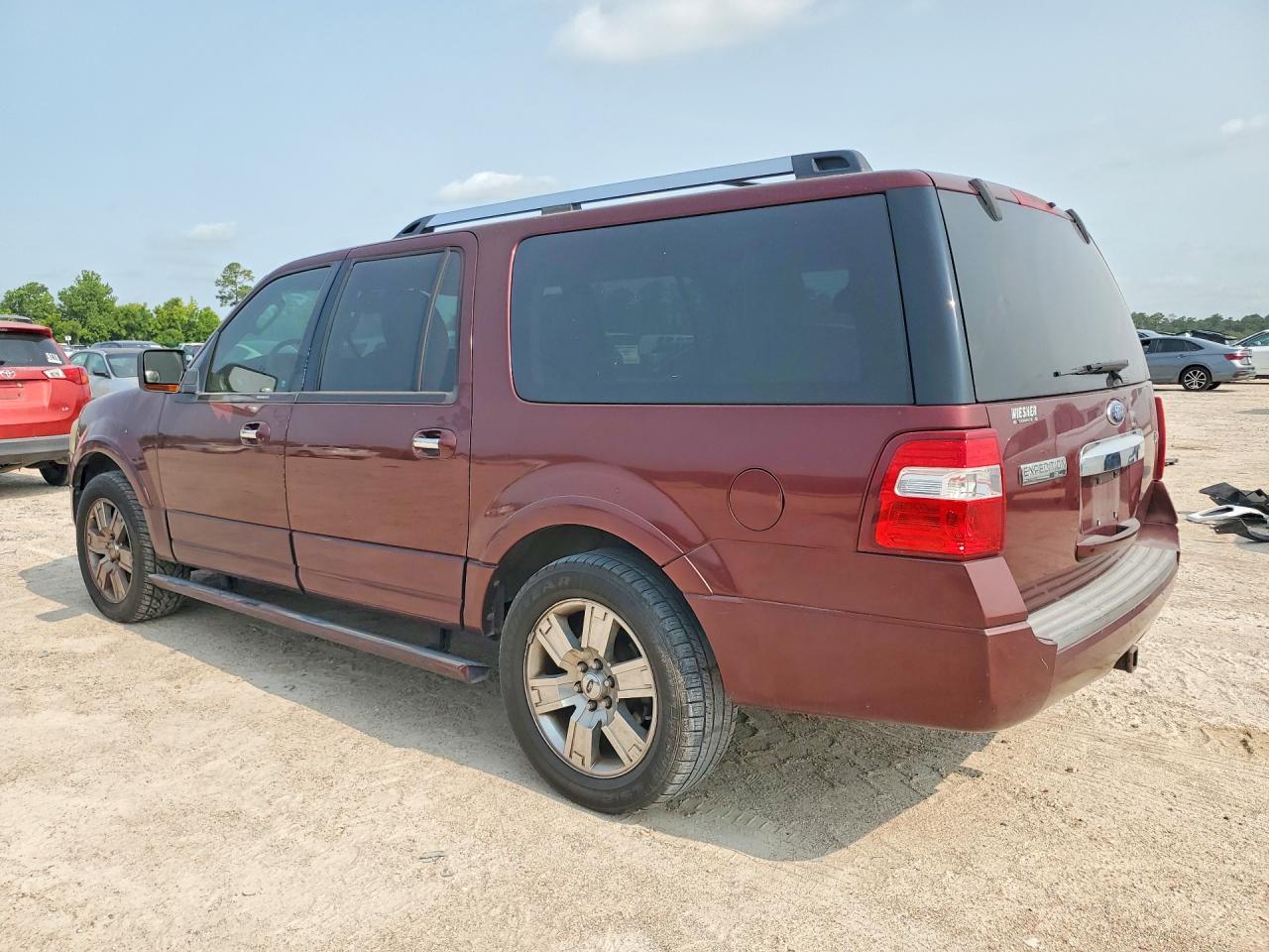 2009 Ford Expedition El Limited Maroon vin: 1FMFK19529LA12845