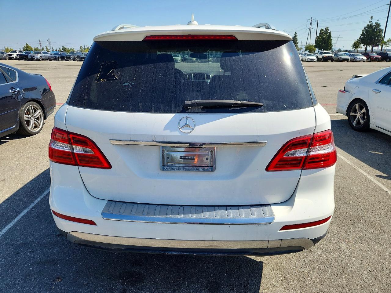 2015 Mercedes-benz Ml 350 White vin: 4JGDA5JB6FA550278