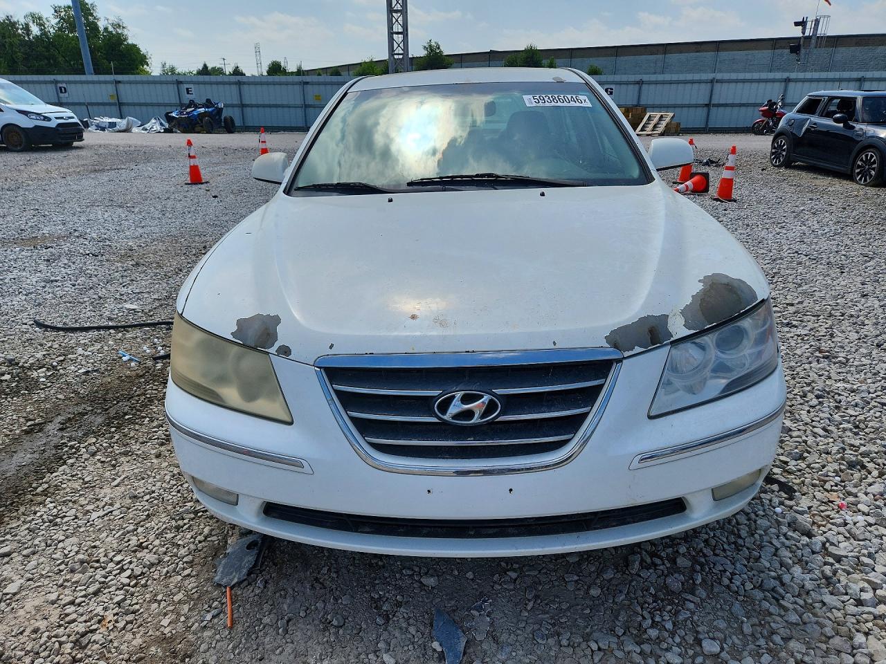 2009 Hyundai Sonata Limited White vin: 5NPEU46C79H505746