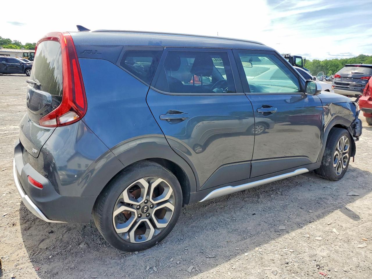 2020 Kia Soul X-line Gray vin: KNDJ23AU1L7044666