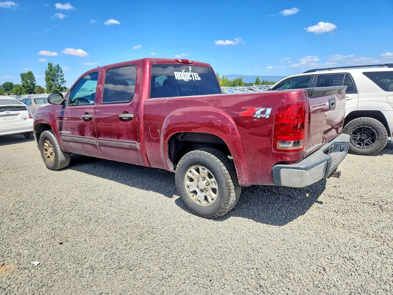 2008 Gmc Sierra K1500 Burgundy vin: 3GTEK13J28G245934