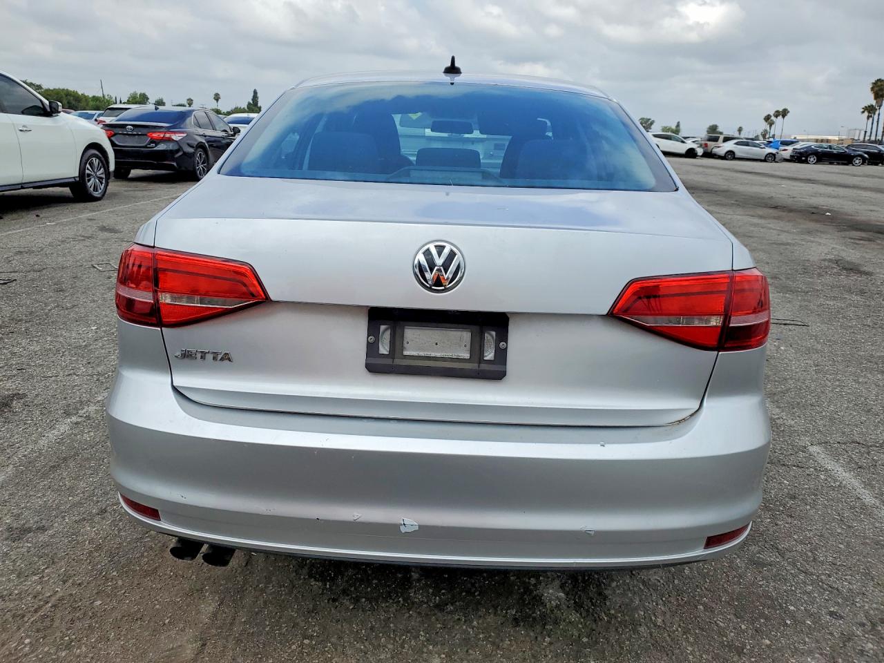 2015 Volkswagen Jetta Base Gray vin: 3VW2K7AJ5FM284666