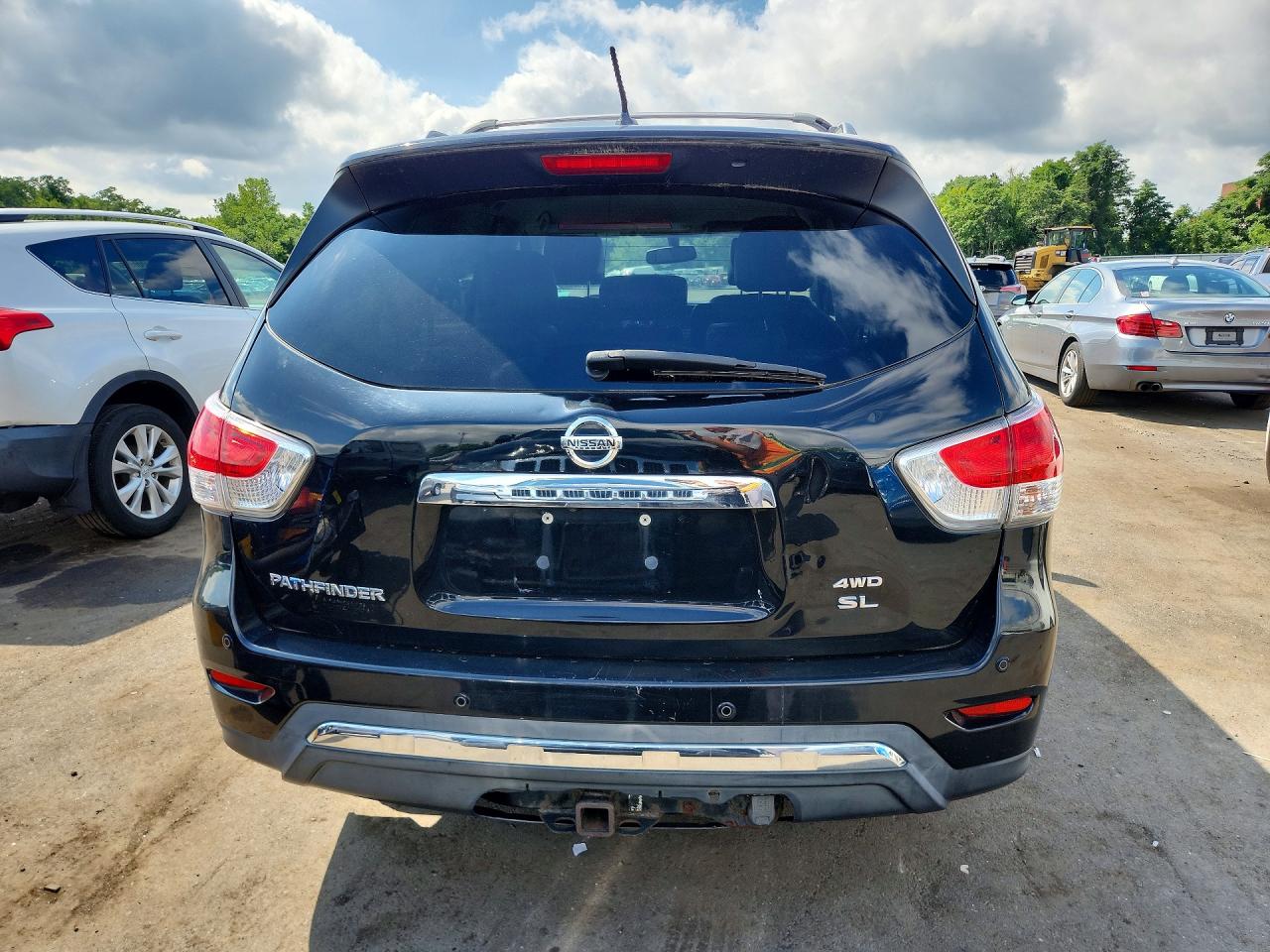 2013 Nissan Pathfinder S Black vin: 5N1AR2MM6DC626722