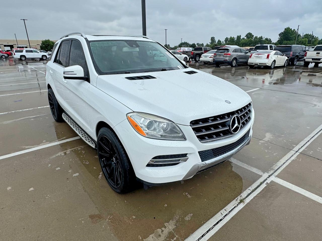 2015 Mercedes-benz Ml 350 4matic White vin: 4JGDA5HB0FA458220