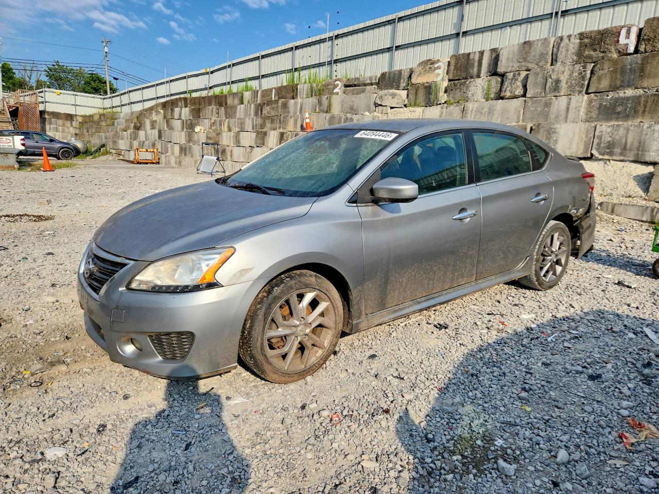 2014 Nissan Sentra Sr Silver vin: 3N1AB7AP6EY261572