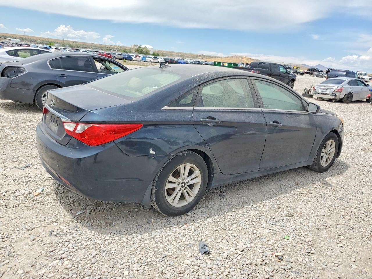 2012 Hyundai Sonata Gls Blue vin: 5NPEB4AC6CH379500