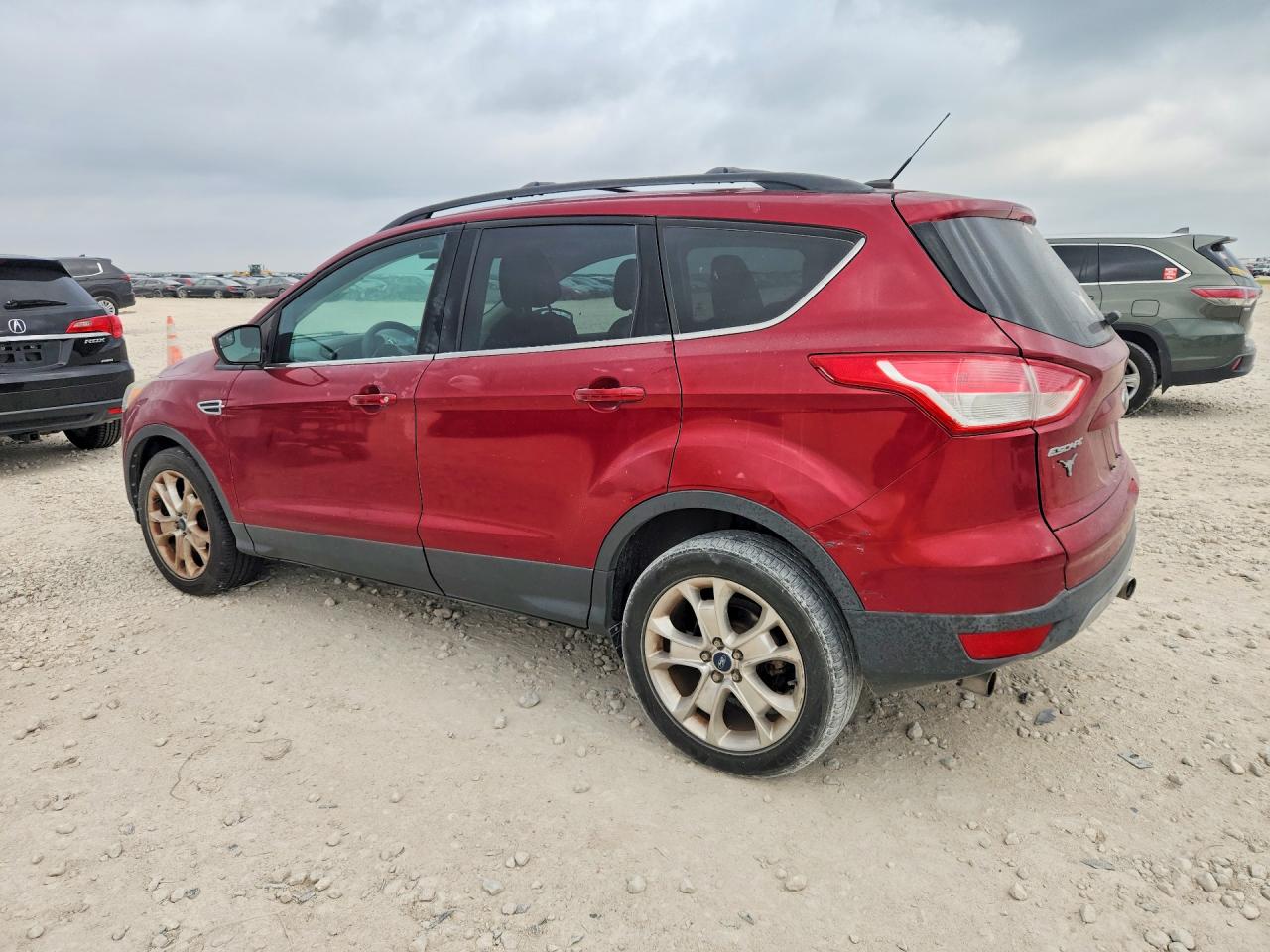 2013 Ford Escape Se Red vin: 1FMCU0GX2DUB63246