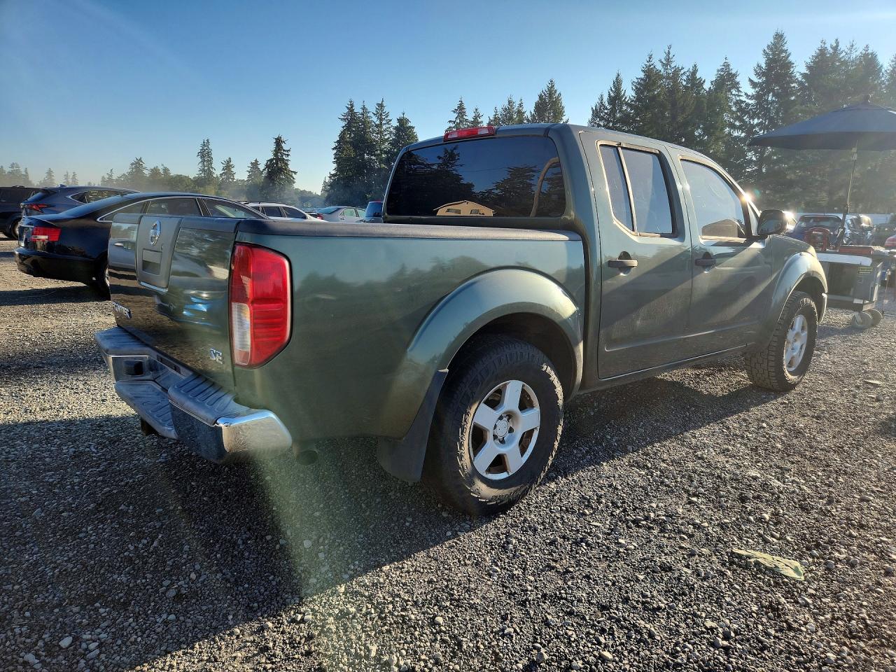 2005 Nissan Frontier Se Green vin: 1N6AD07W35C411592