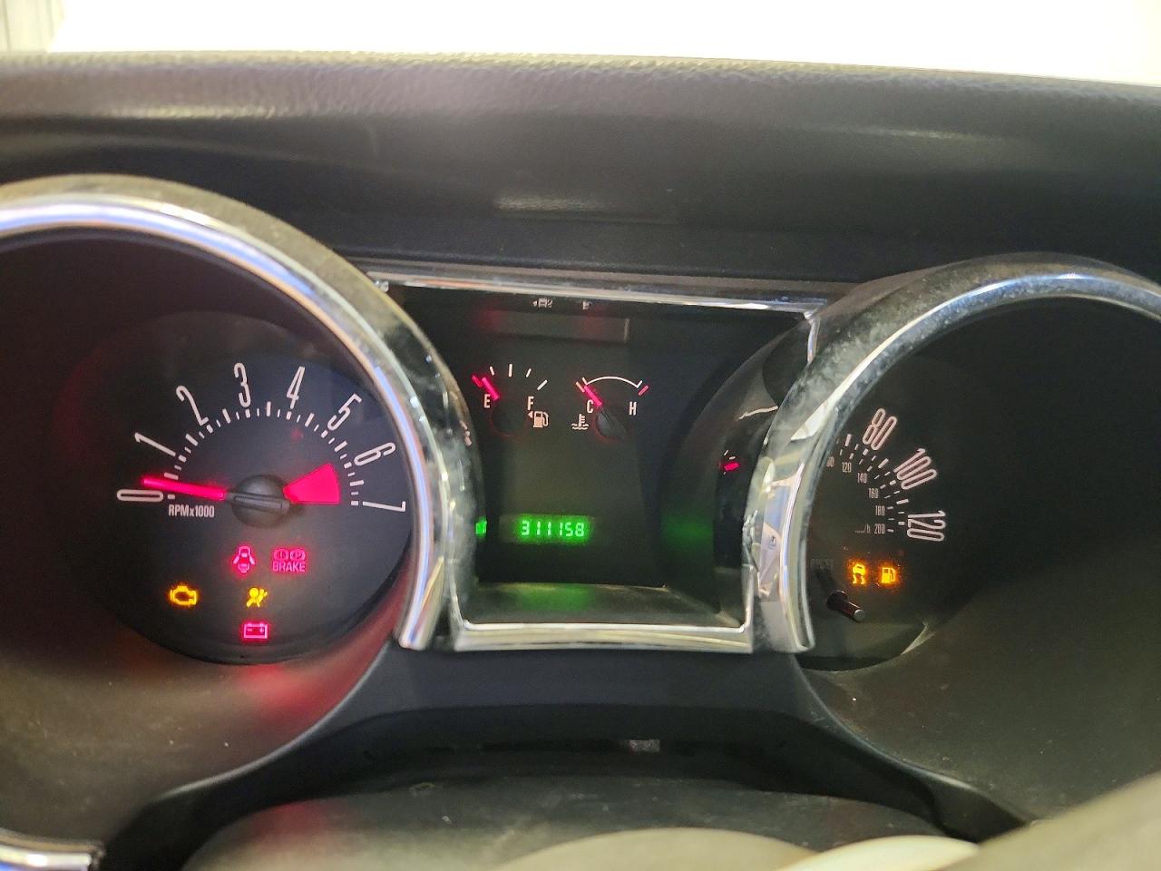 2005 Ford Mustang White vin: 1ZVFT80N155152369
