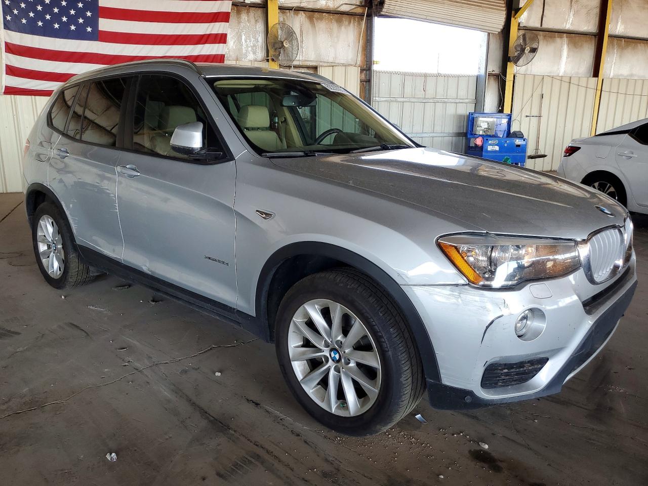 2015 Bmw X3 Xdrive28d Серебряный vin: 5UXWY3C50F0E96634