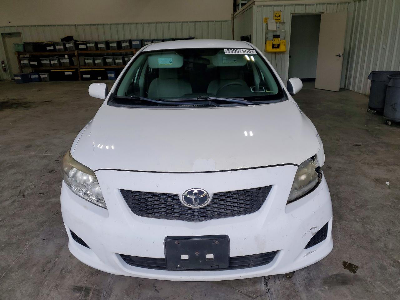 2010 Toyota Corolla Le White vin: 2T1BU4EE0AC460050