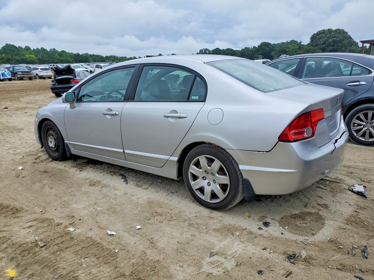 2006 Honda Civic Lx Silver vin: 1HGFA16536L139161