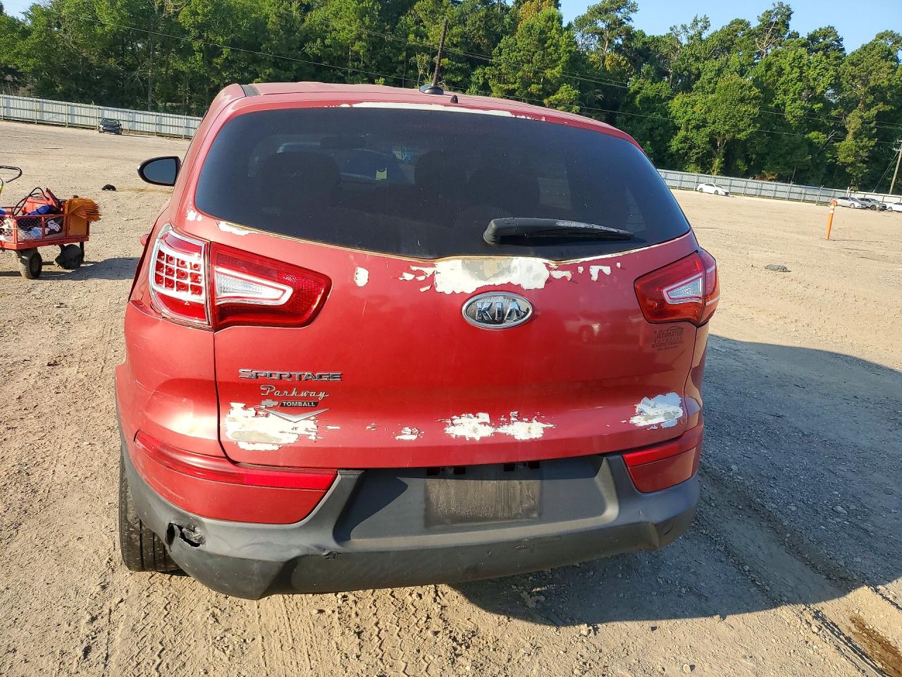 2012 Kia Sportage Lx Красный vin: KNDPB3A22C7229785