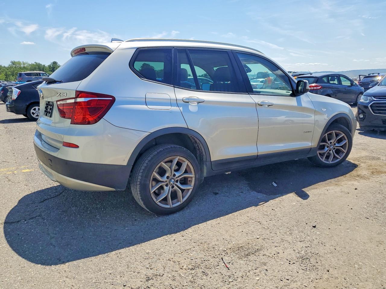 2011 Bmw X3 Xdrive35i Silver vin: 5UXWX7C50BL732084