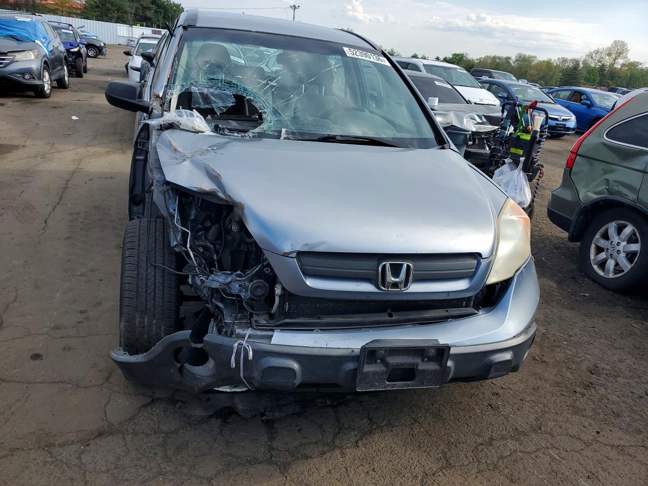 2007 Honda Cr-v Lx Синий vin: JHLRE38377C036630