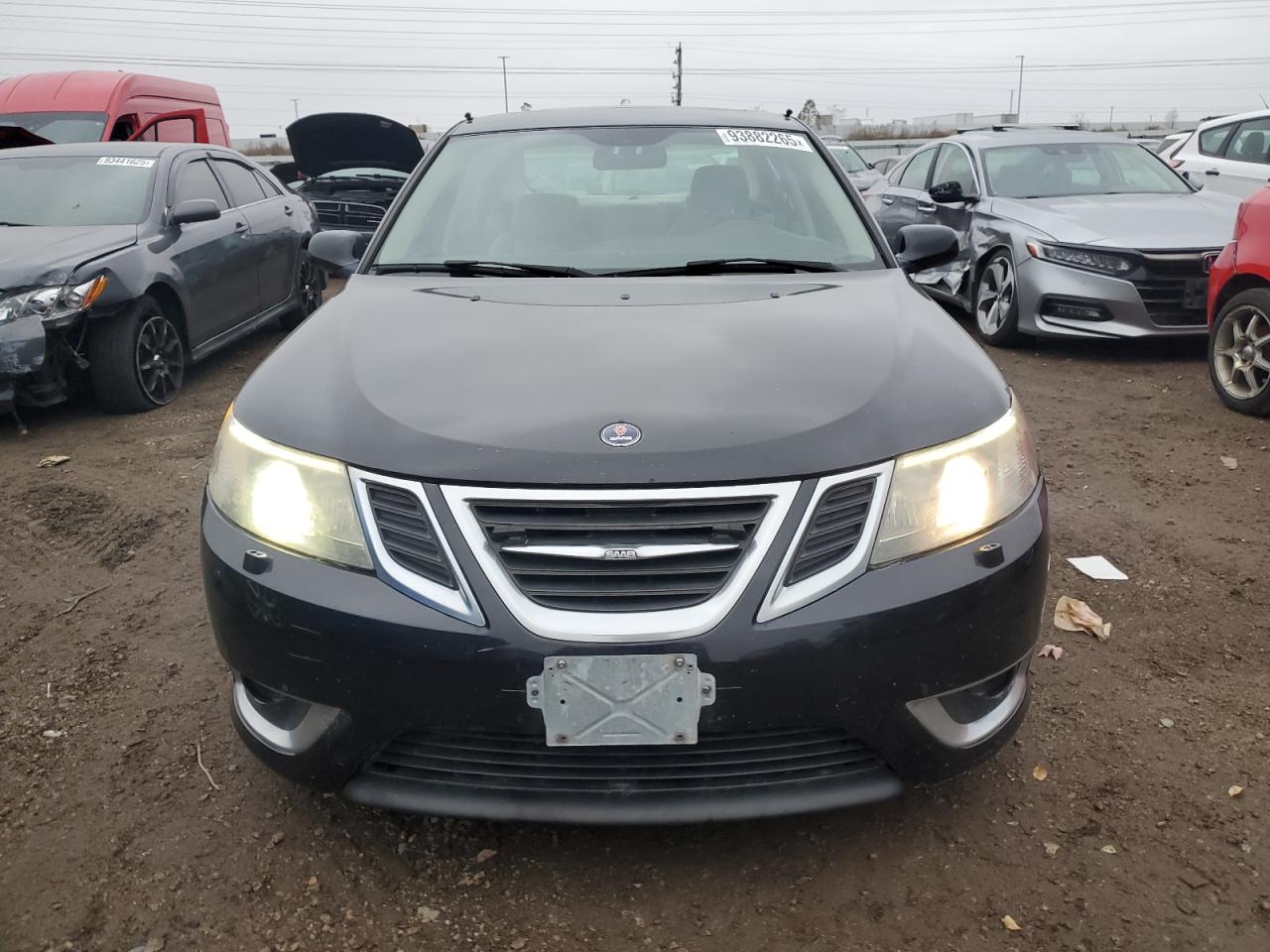 2010 Saab 9-3 Aero Black vin: YS3FC4CY4A1608389