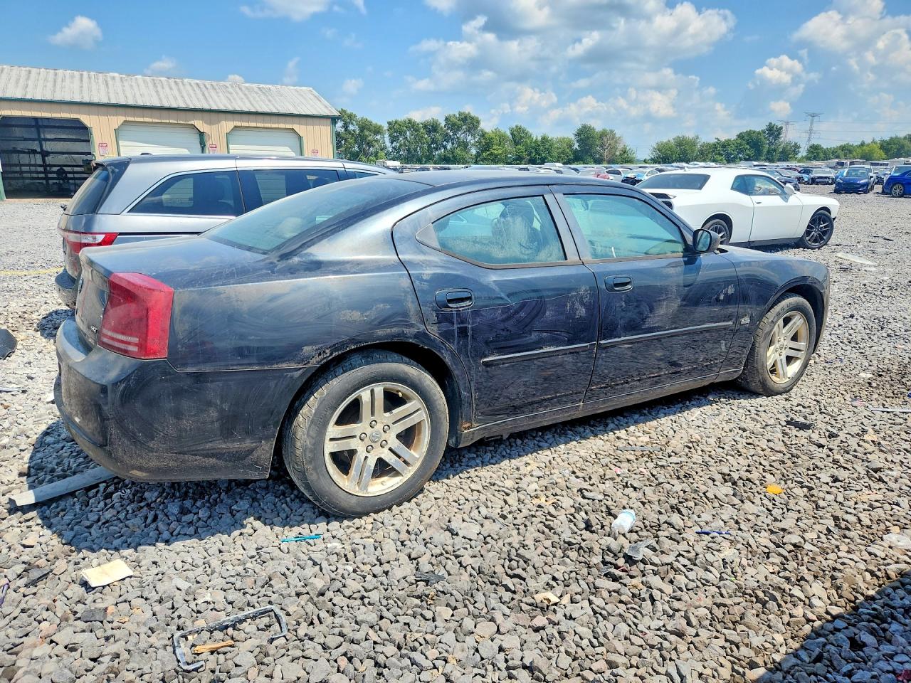 2007 Dodge Charger Se Black vin: 2B3KA43G17H637153
