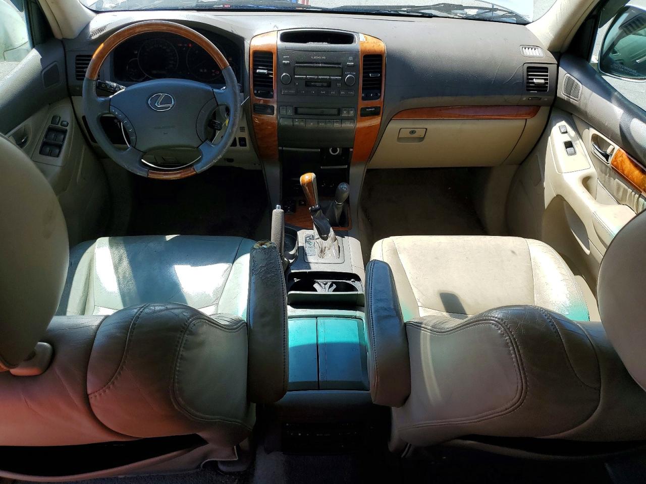 2004 Lexus Gx 470 White vin: JTJBT20X740029183