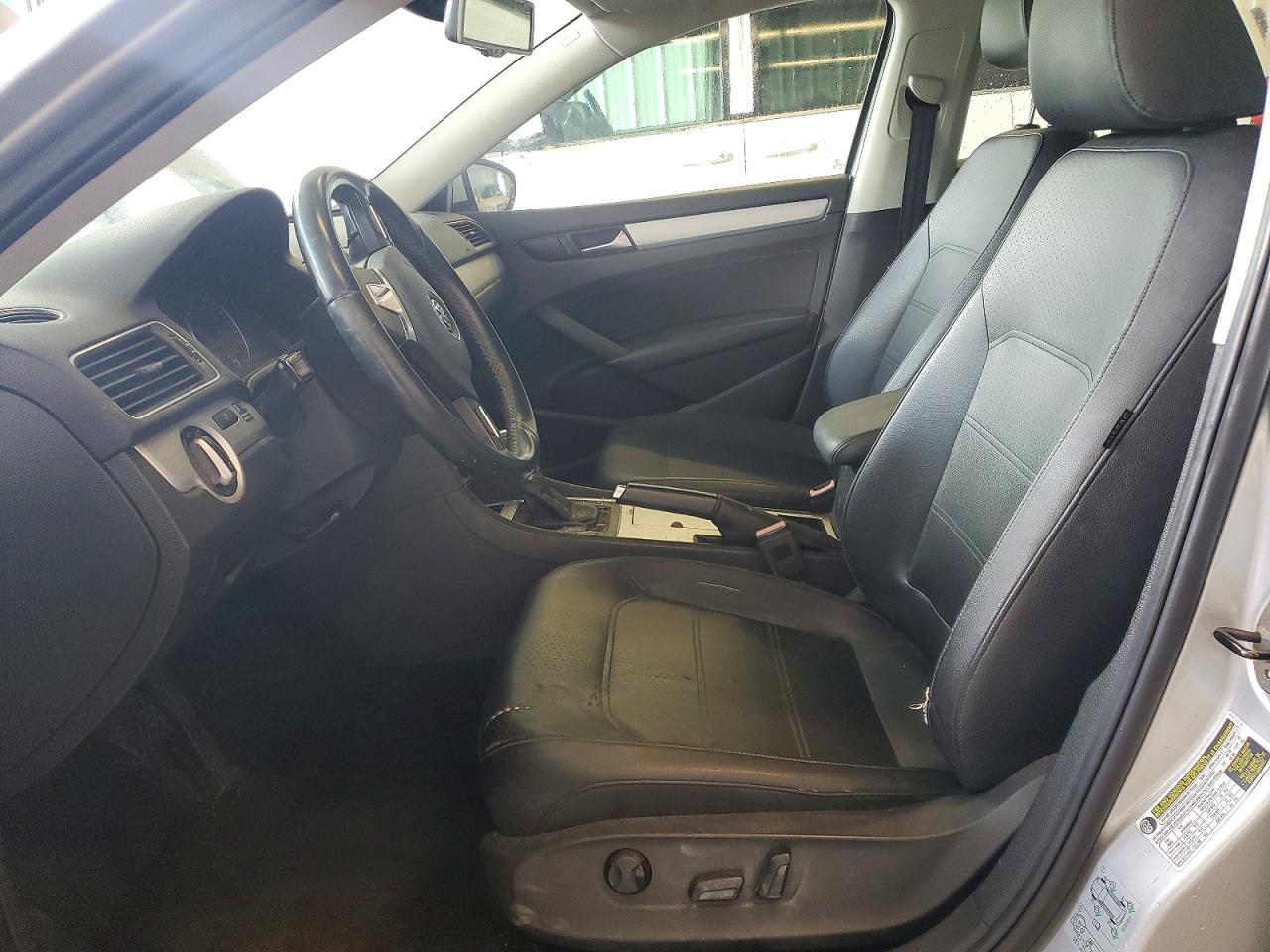 2012 Volkswagen Passat Se Silver vin: 1VWBN7A3XCC089927