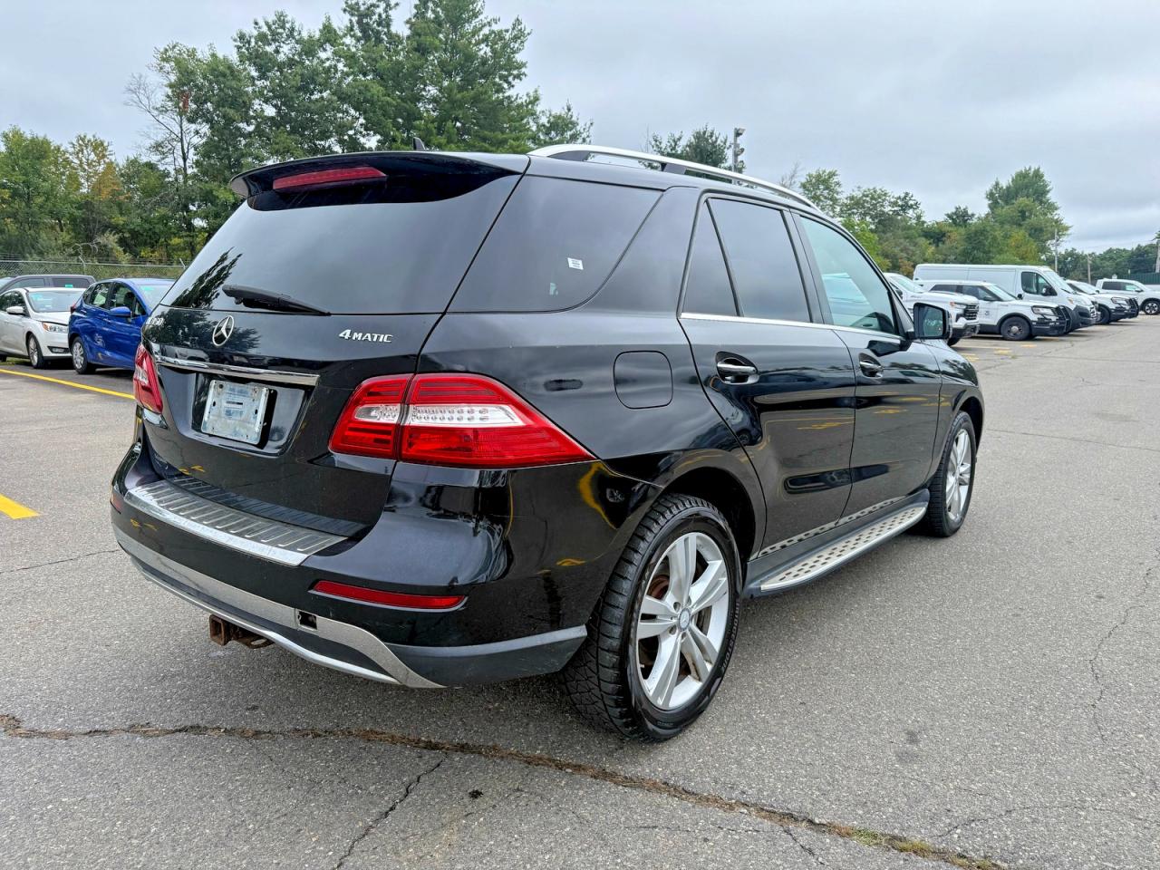 2014 Mercedes-benz Ml 350 4matic Black vin: 4JGDA5HB4EA328584