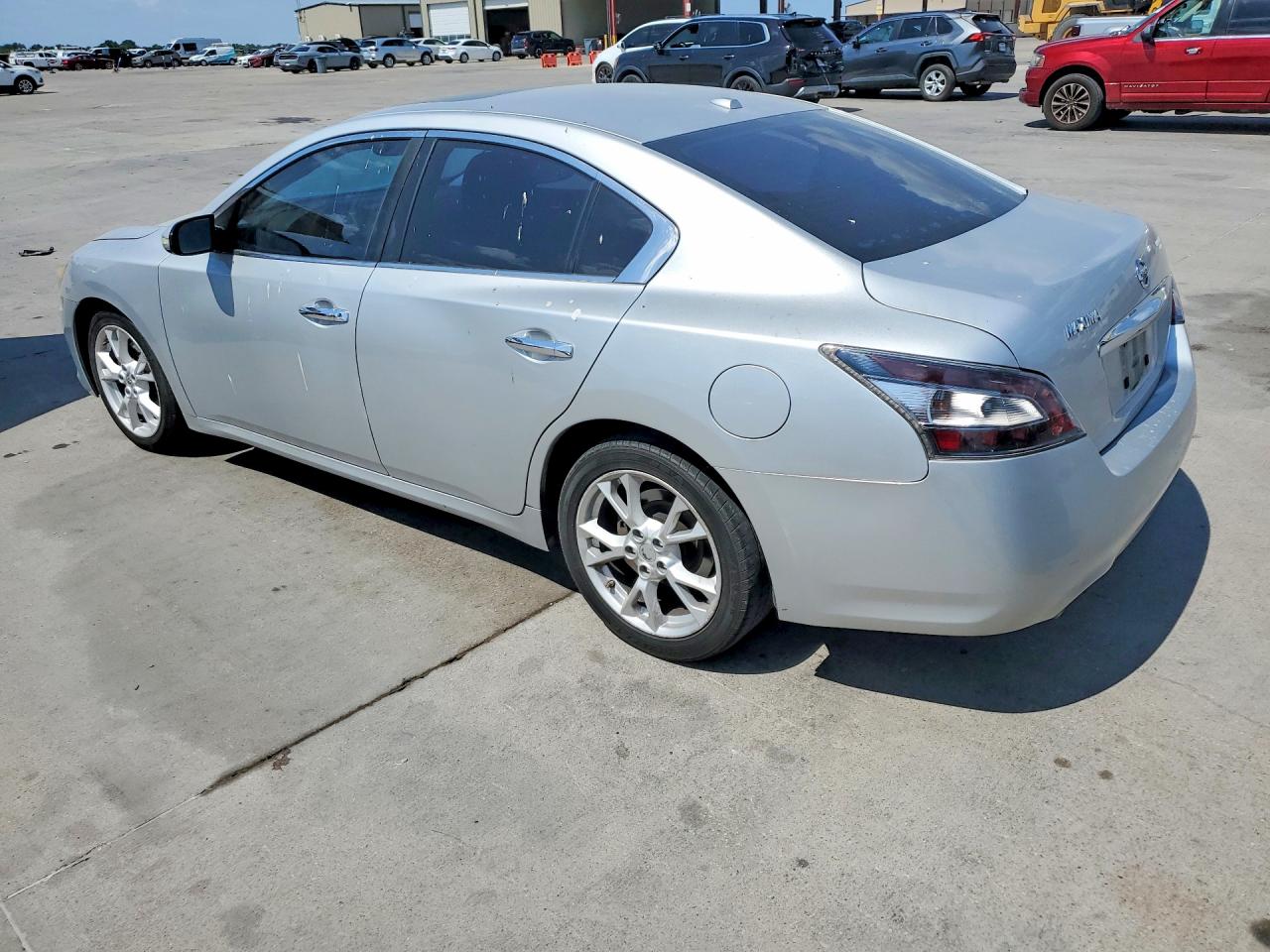 2014 Nissan Maxima 3.5 S Silver vin: 1N4AA5APXEC431080
