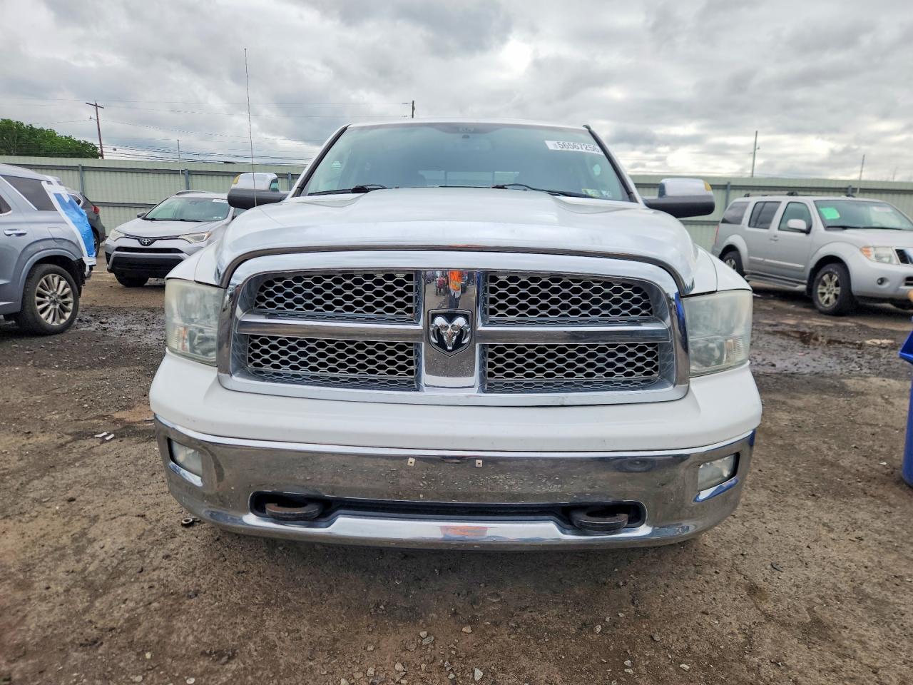 2012 Dodge Ram 1500 Laramie White vin: 1C6RD7NT8CS256586