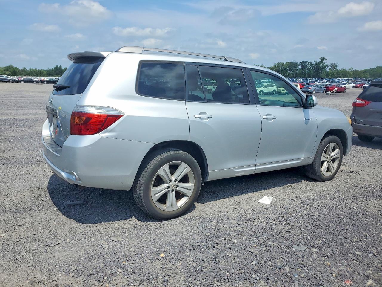 2008 Toyota Highlander Sport Серебряный vin: JTEES43A282025098