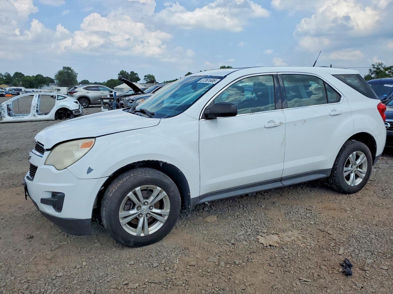 2012 Chevrolet Equinox Ls Белый vin: 2GNFLCEK4C6261003