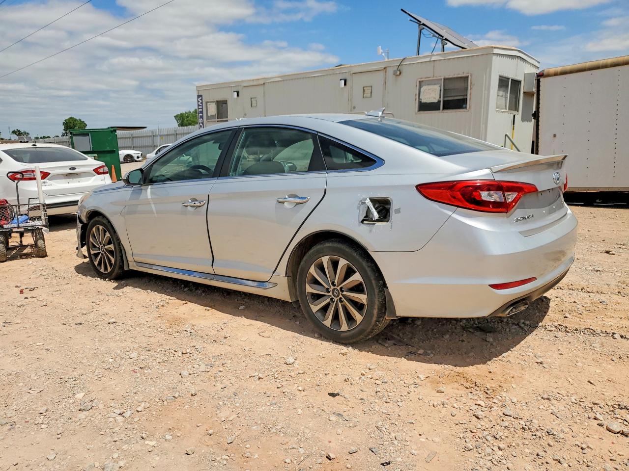 2015 Hyundai Sonata Sport Silver vin: 5NPE34AF4FH114795