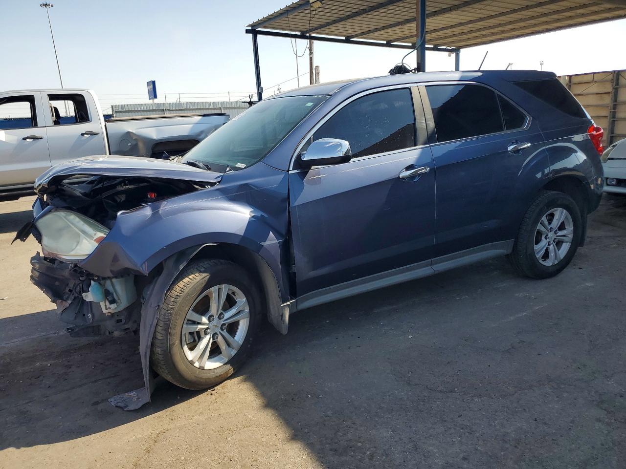 2013 Chevrolet Equinox Ls Blue vin: 2GNALBEK4D6278485