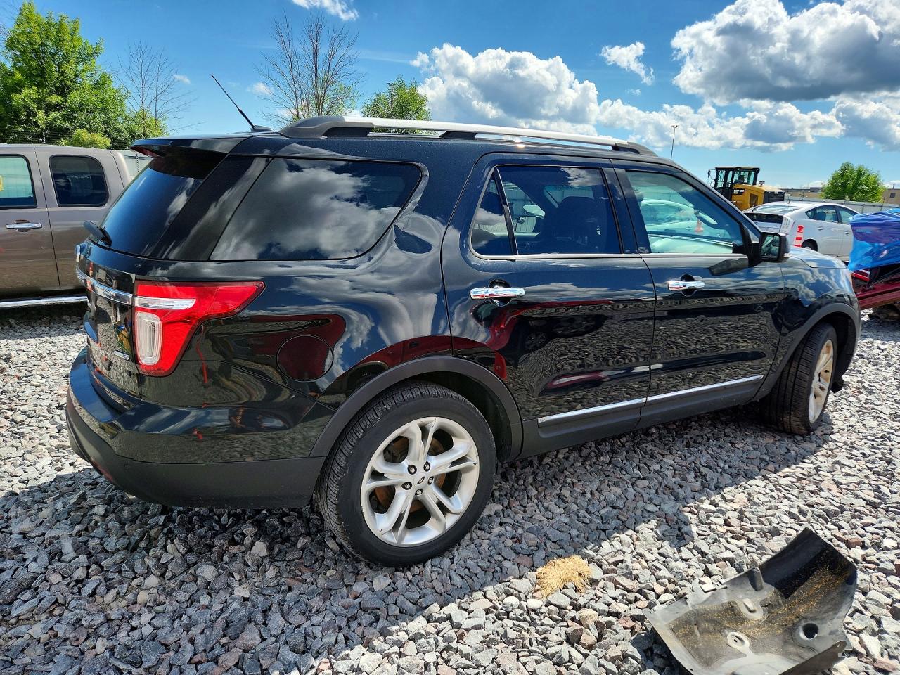 2015 Ford Explorer Limited Black vin: 1FM5K8F8XFGC46898