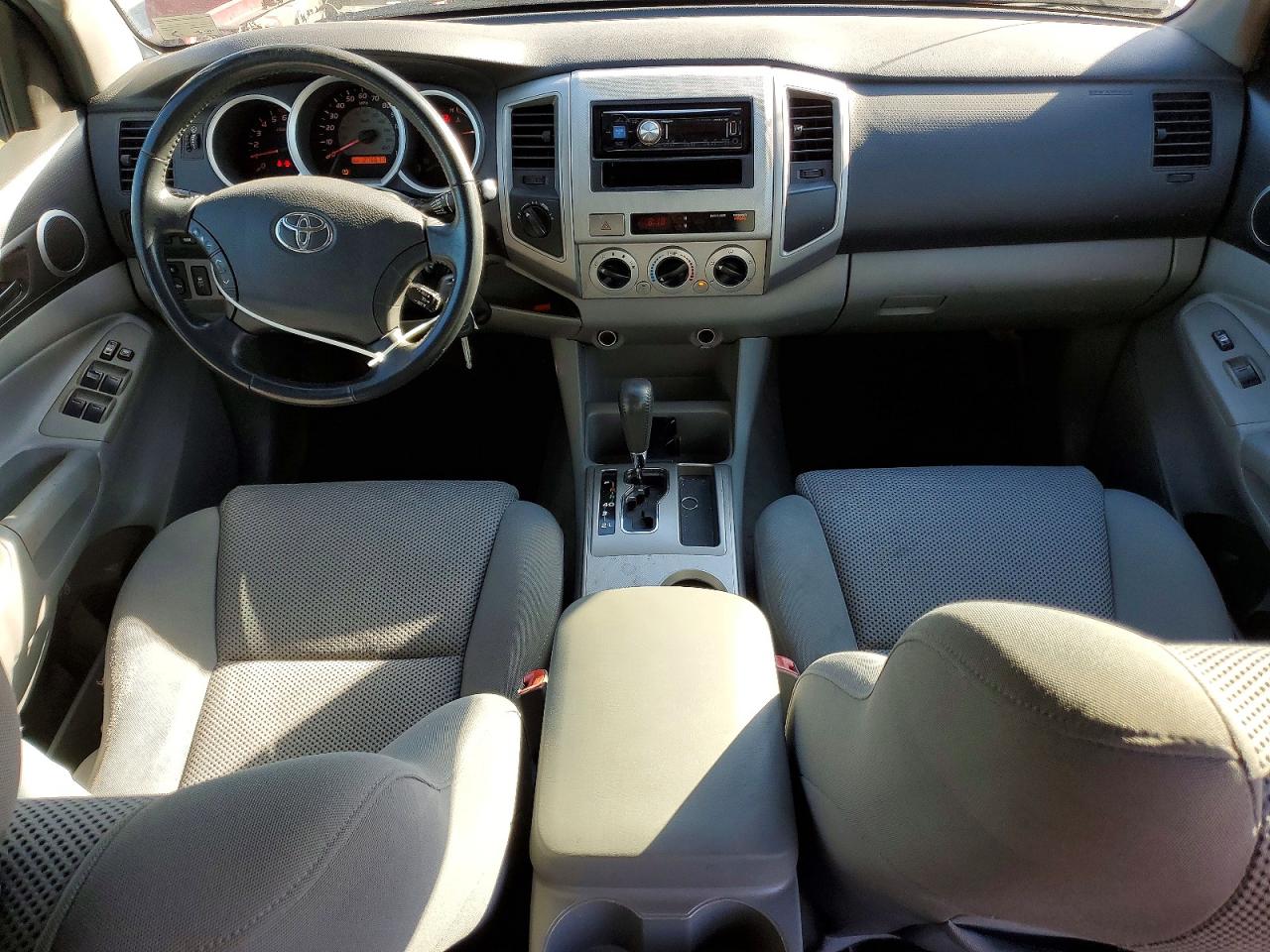 2007 Toyota Tacoma Double Cab Red vin: 5TELU42N97Z368687